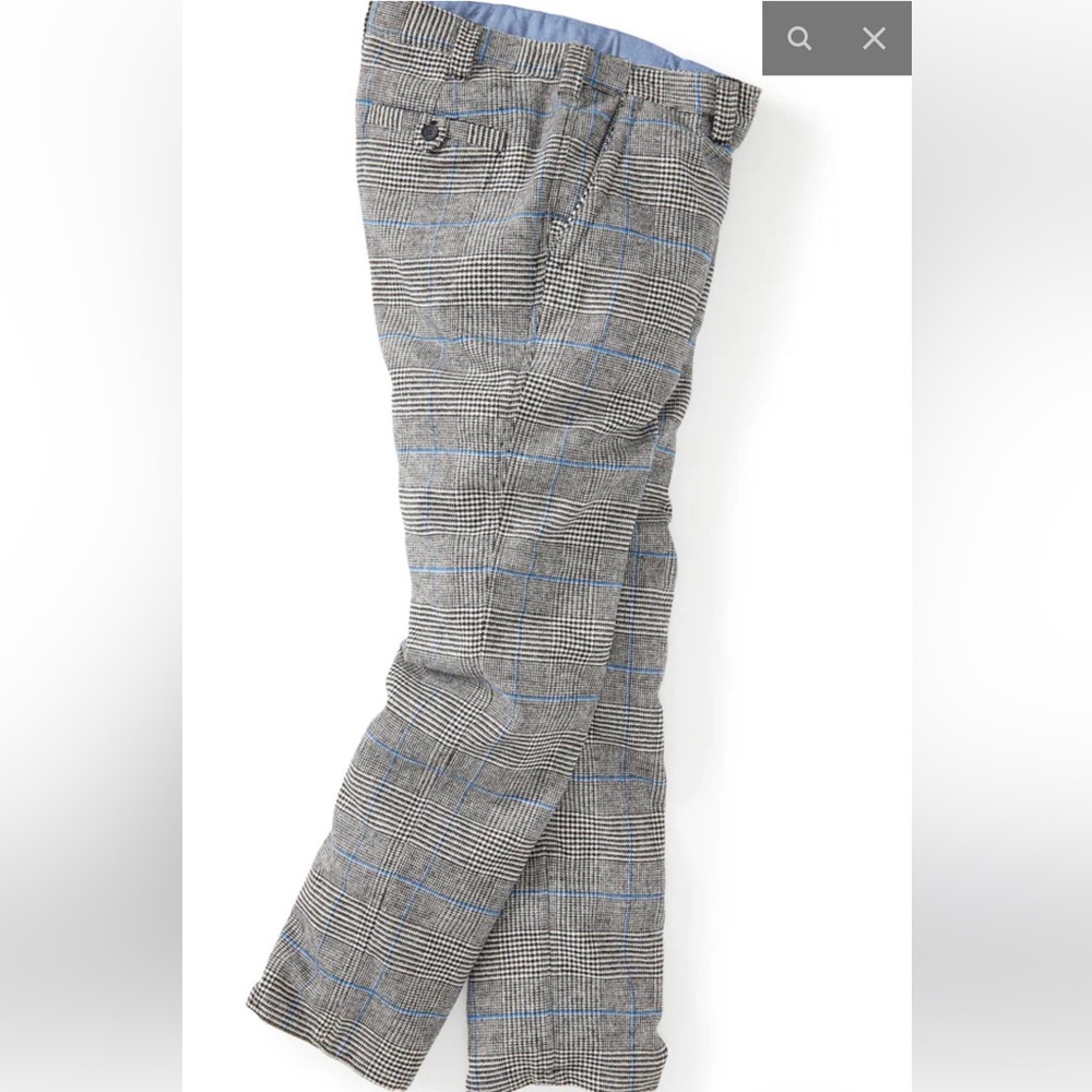 Back East Prince of Wales Trousers/Pants size 33/34